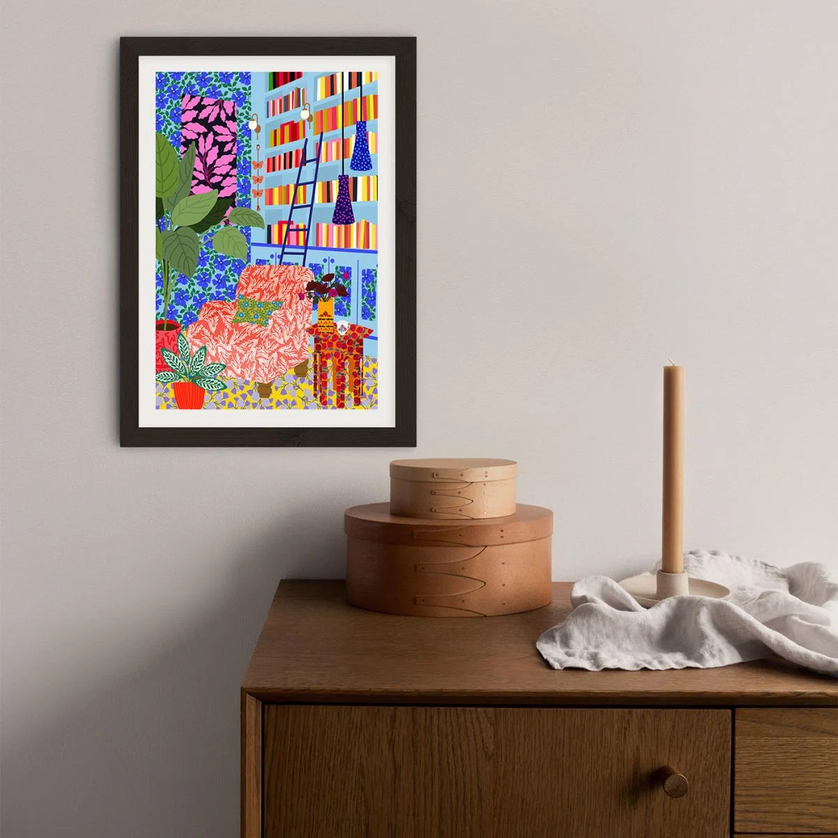My Own Space To Read Art Print Black Frame – image 4