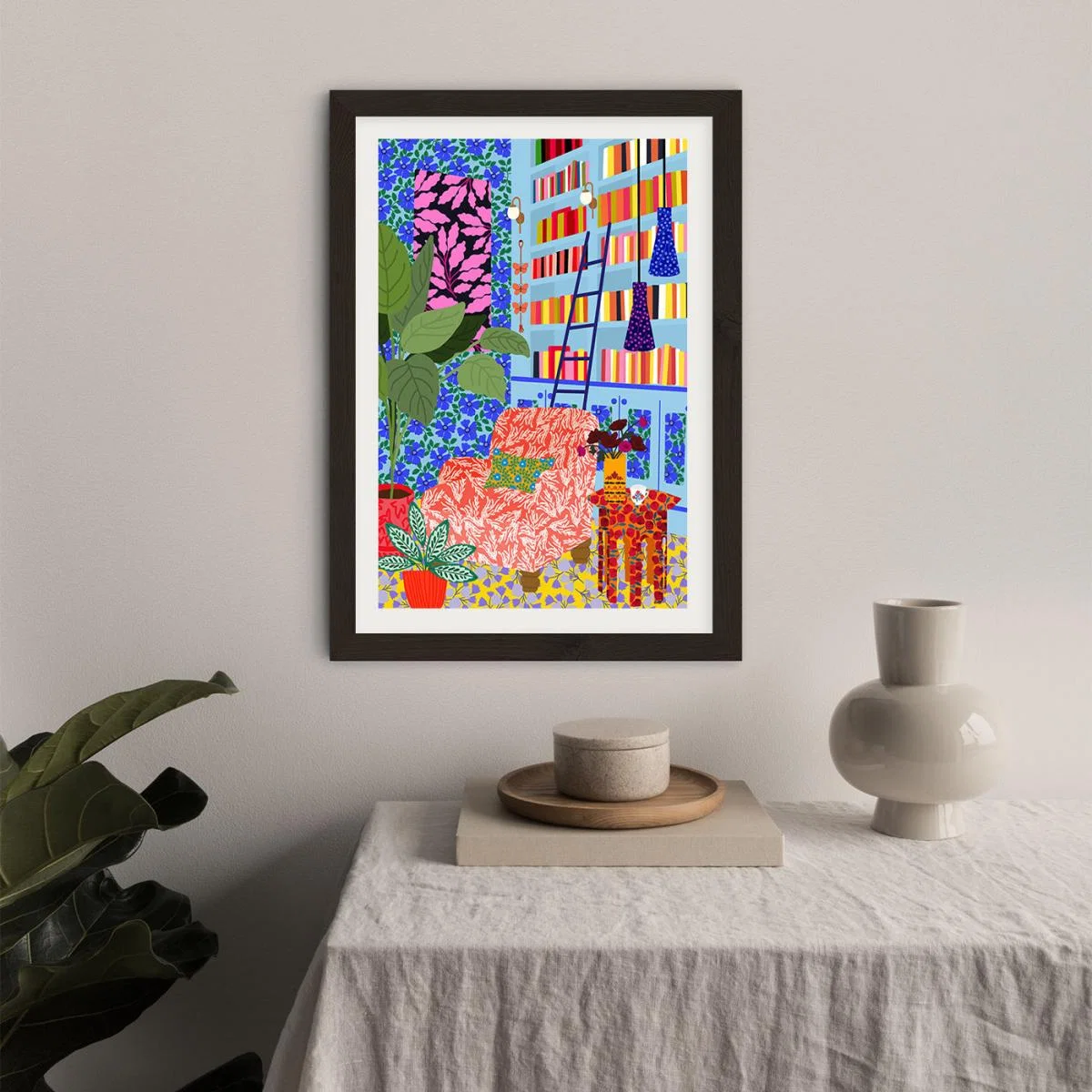 My Own Space To Read Art Print Black Frame – image 5