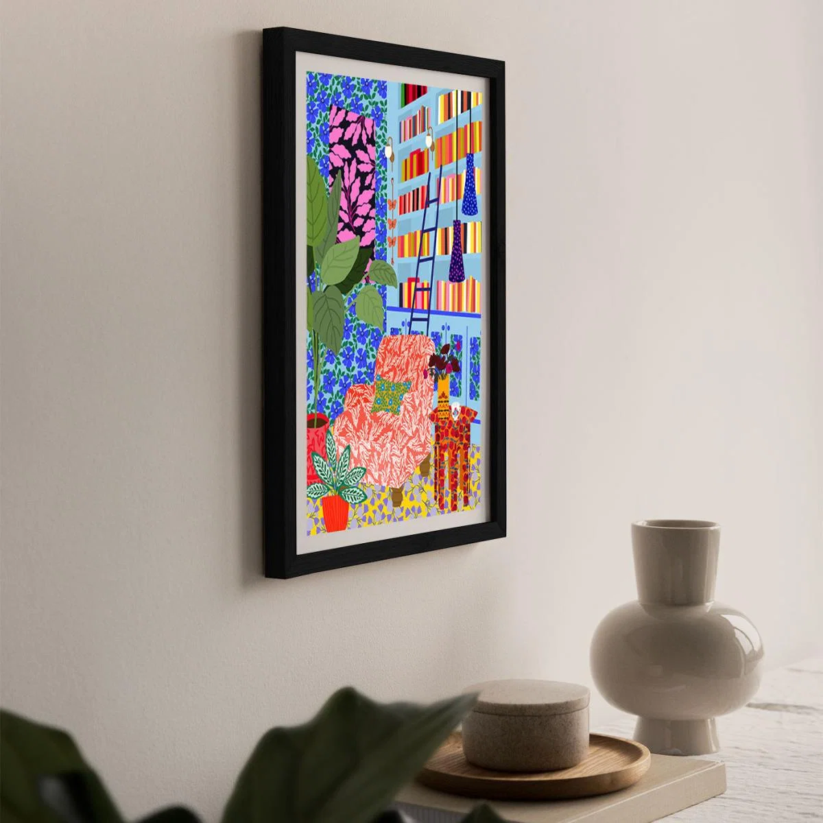 My Own Space To Read Art Print Black Frame – image 7
