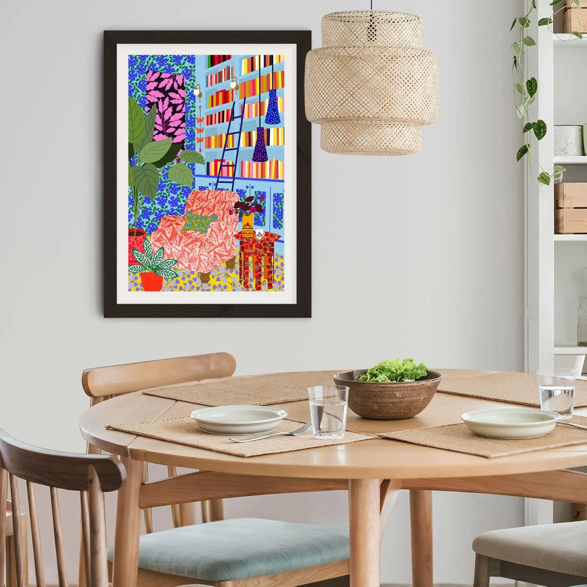 My Own Space To Read Art Print Black Frame – image 8