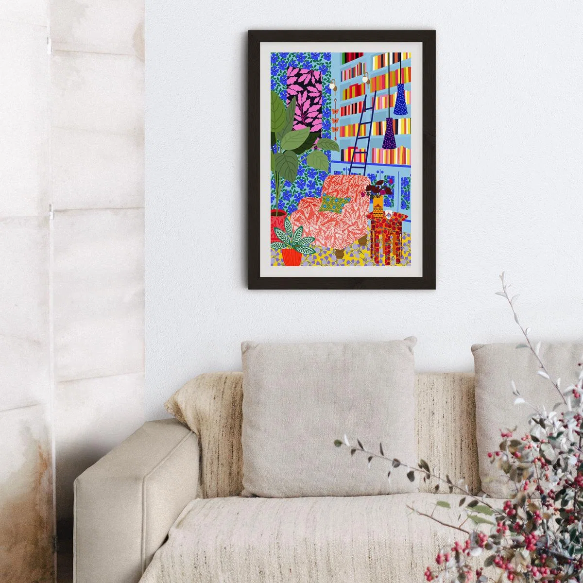 My Own Space To Read Art Print Black Frame – image 10