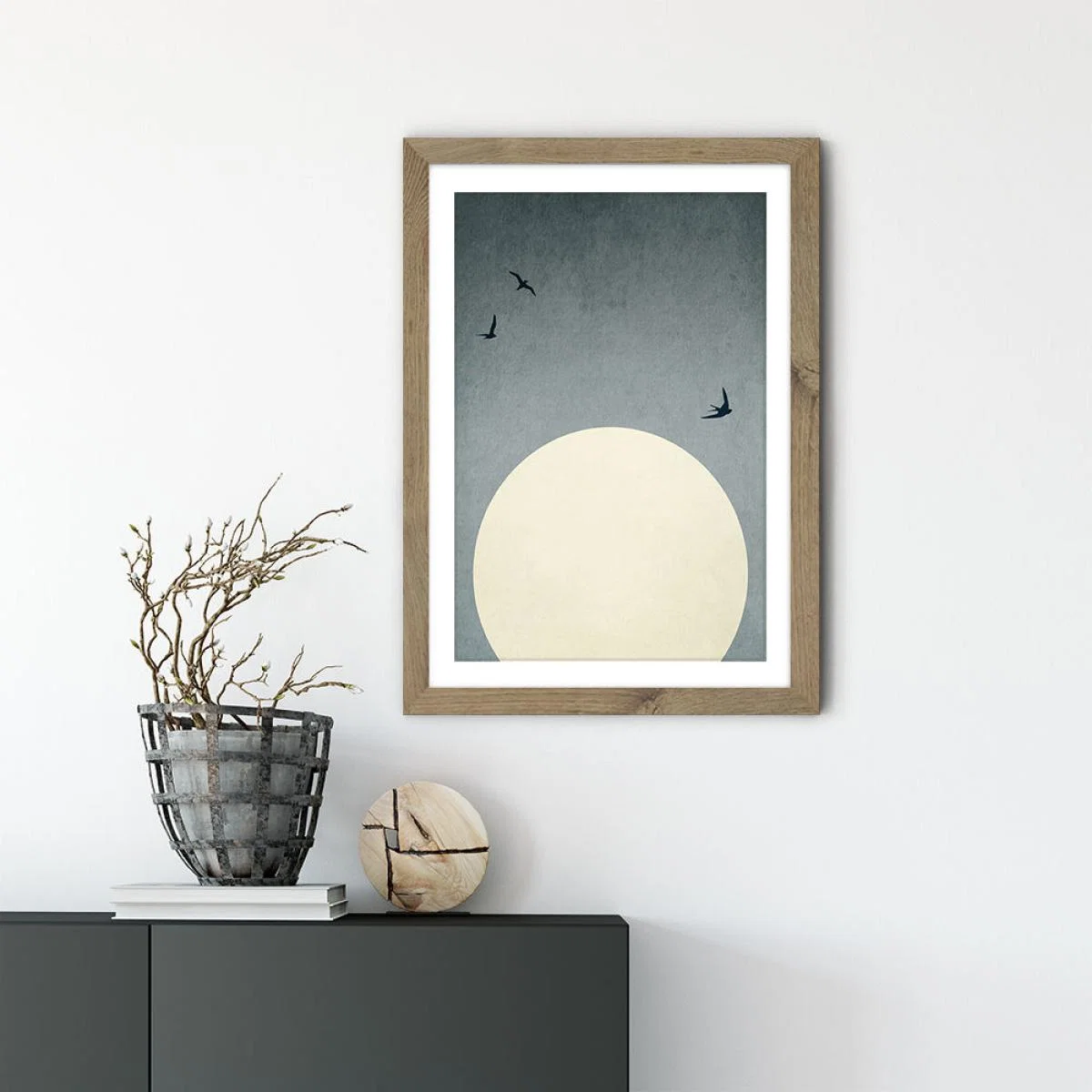 Dancers in the Dark Art Print Oak Frame – image 3