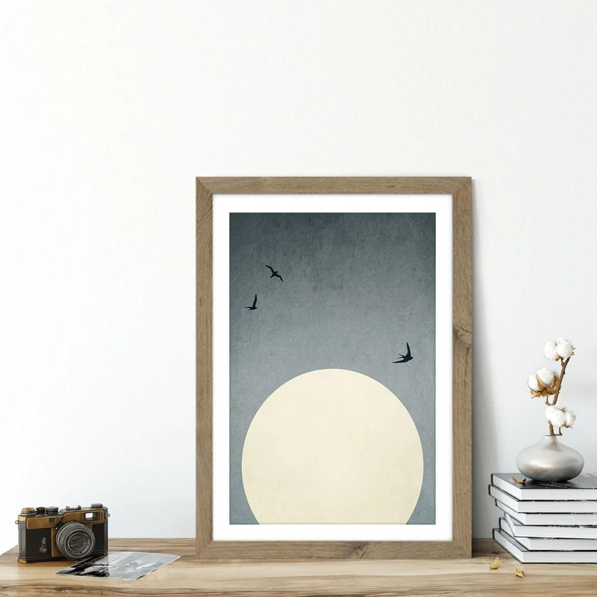 Dancers in the Dark Art Print Oak Frame – image 5