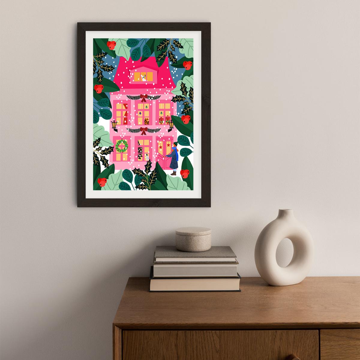 The Season Of Celebrations Has Begun Art Print Black Frame – image 2