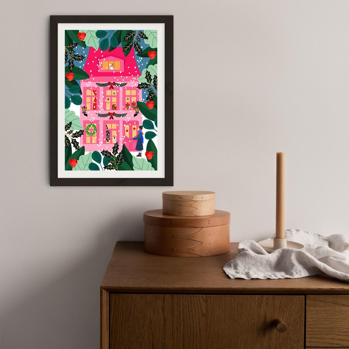 The Season Of Celebrations Has Begun Art Print Black Frame – image 3
