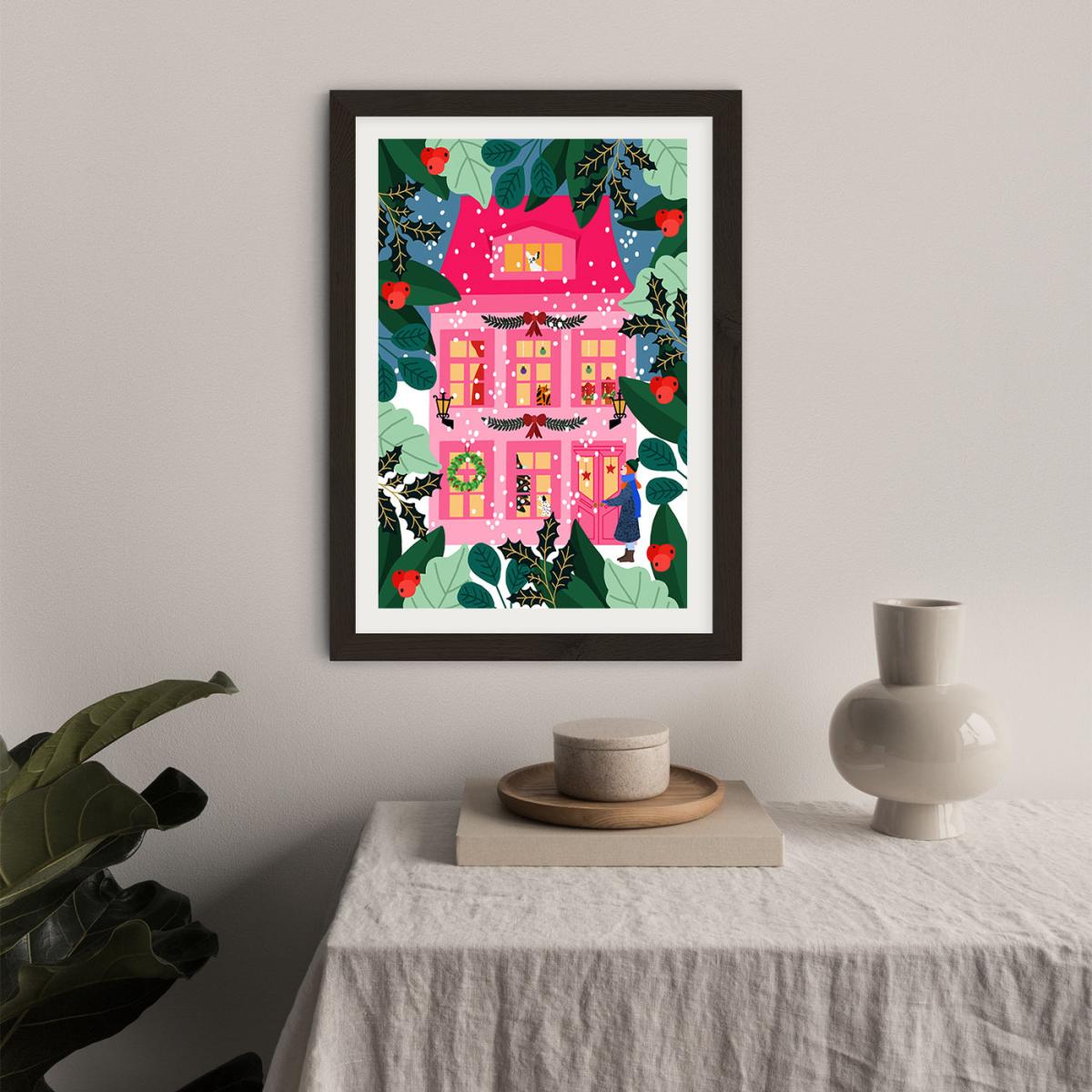 The Season Of Celebrations Has Begun Art Print Black Frame – image 4