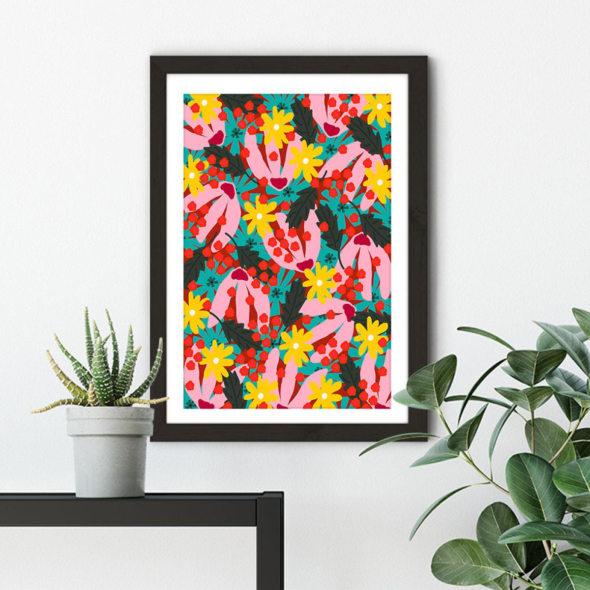 Windy Day Art Print Black Frame – image 4