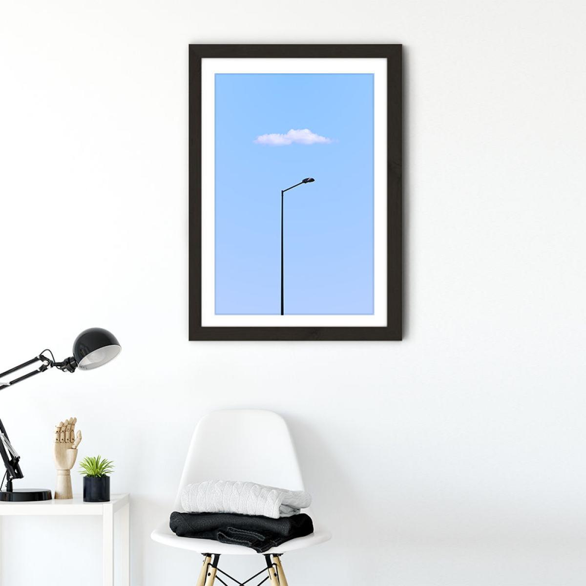 Roof Over The Head Art Print Black Frame – image 2