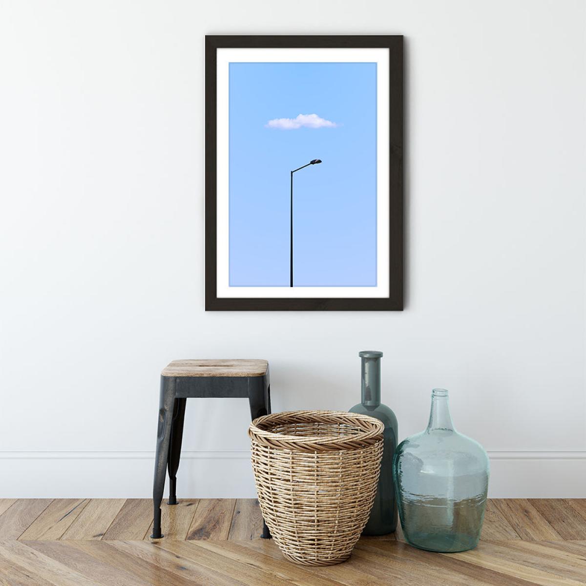 Roof Over The Head Art Print Black Frame – image 3
