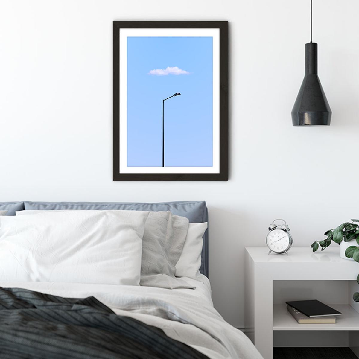 Roof Over The Head Art Print Black Frame – image 4