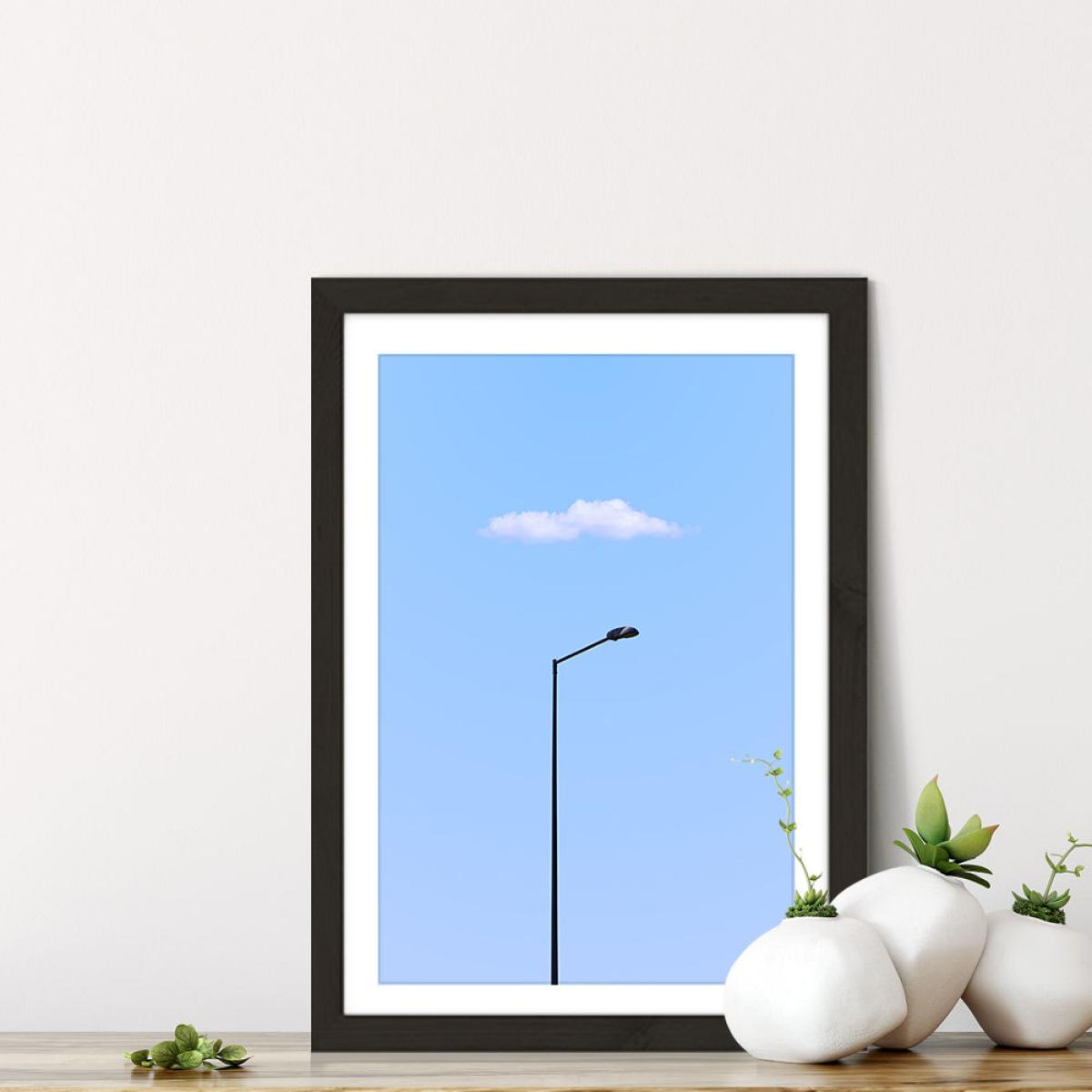 Roof Over The Head Art Print Black Frame – image 6