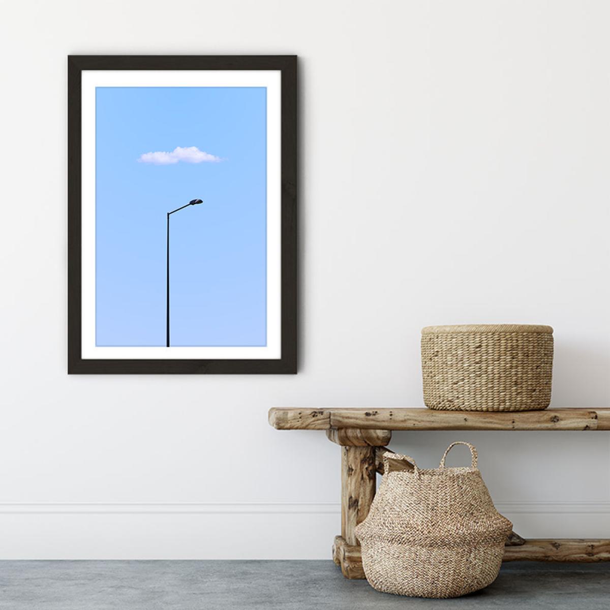 Roof Over The Head Art Print Black Frame – image 7