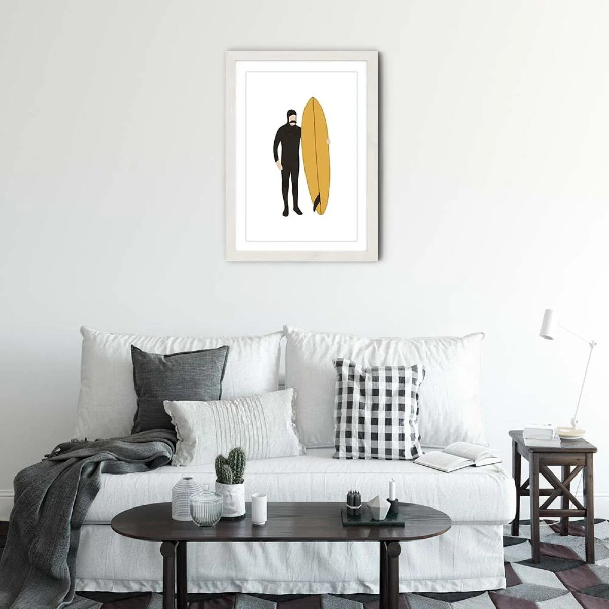 Chipper Art Print White Frame – image 2