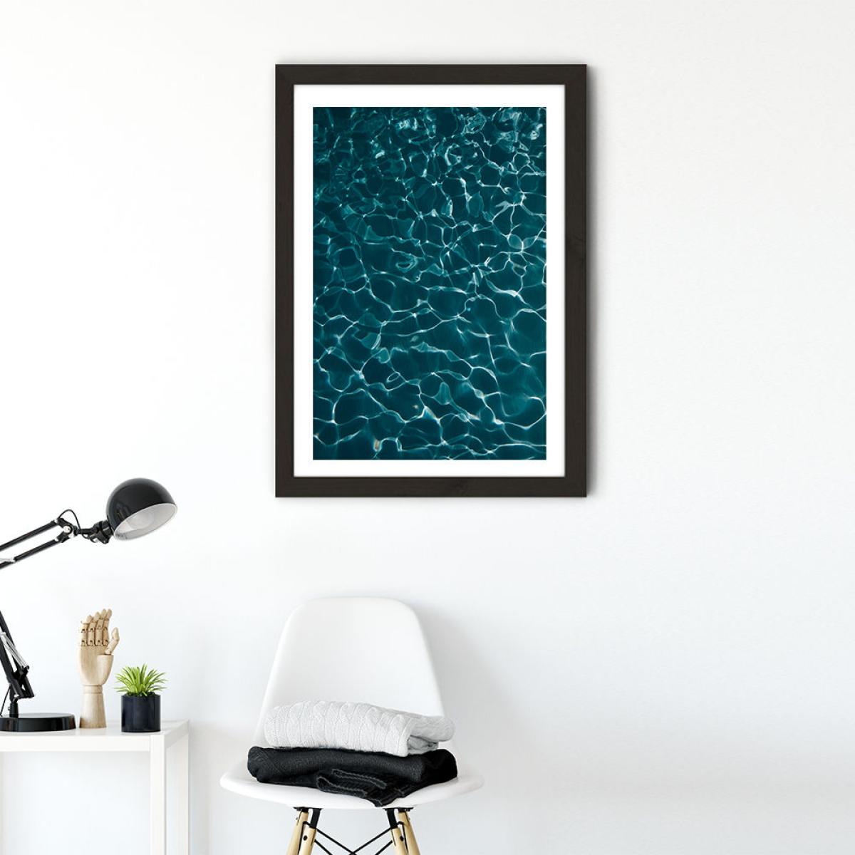 Water Meets Sunshine Art Print Black Frame – image 3