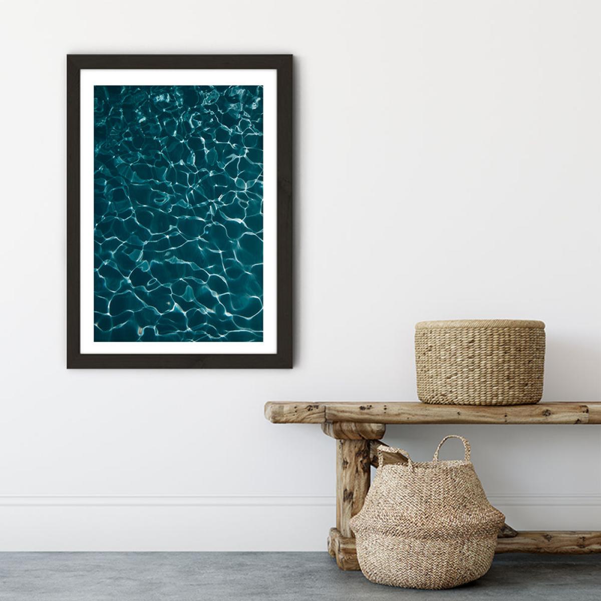 Water Meets Sunshine Art Print Black Frame – image 5