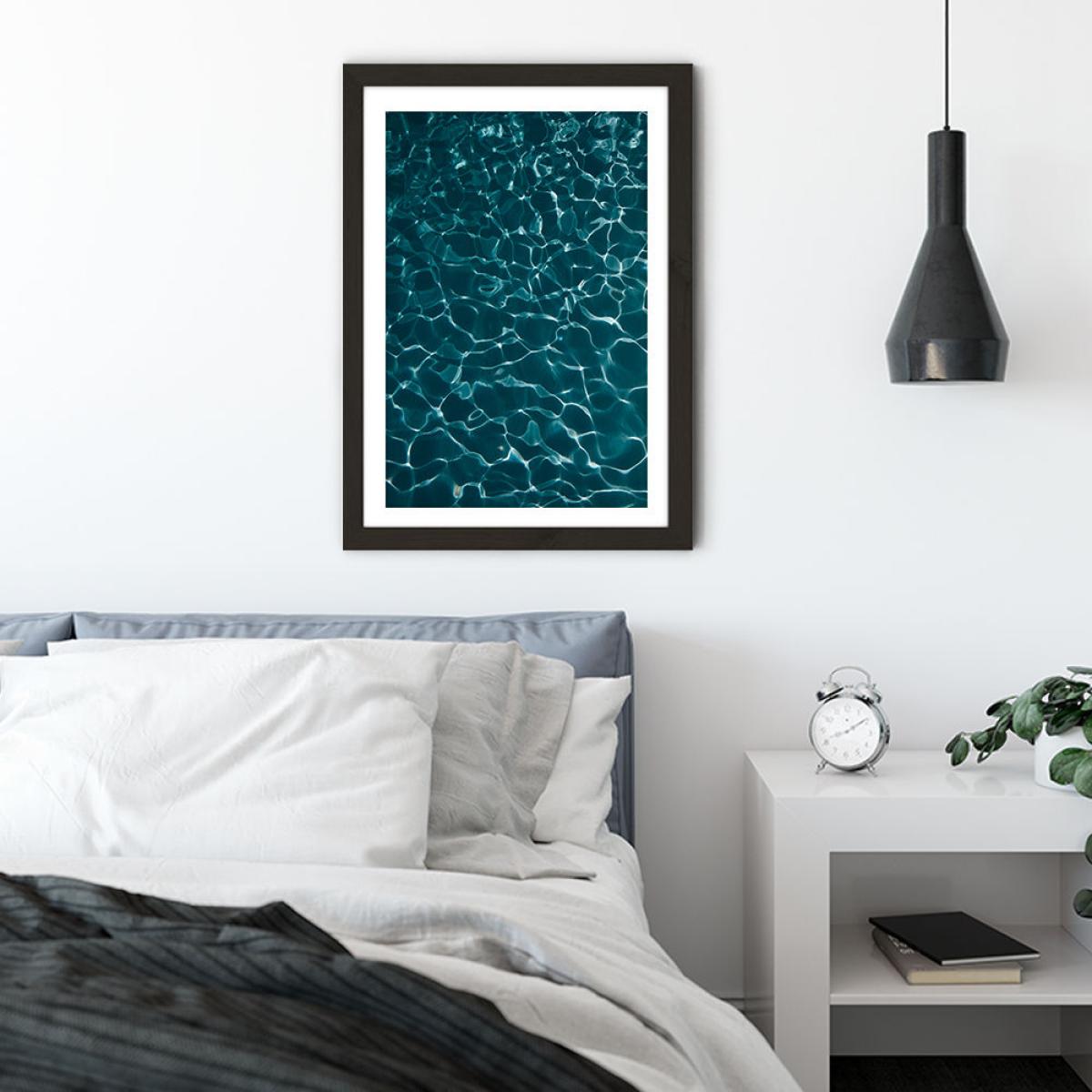 Water Meets Sunshine Art Print Black Frame – image 6
