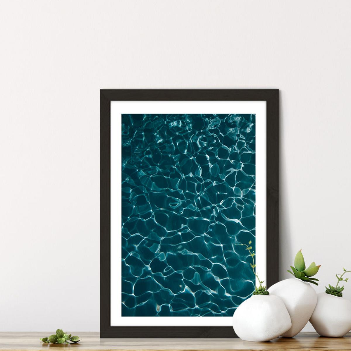 Water Meets Sunshine Art Print Black Frame – image 7