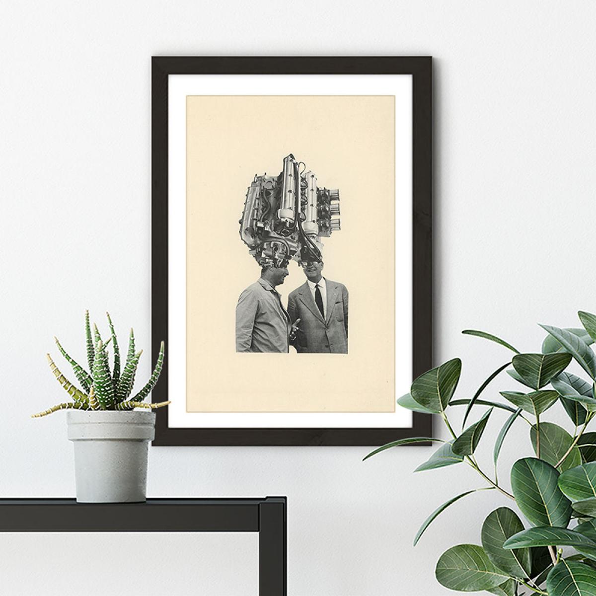 Motorheads Art Print Black Frame – image 5