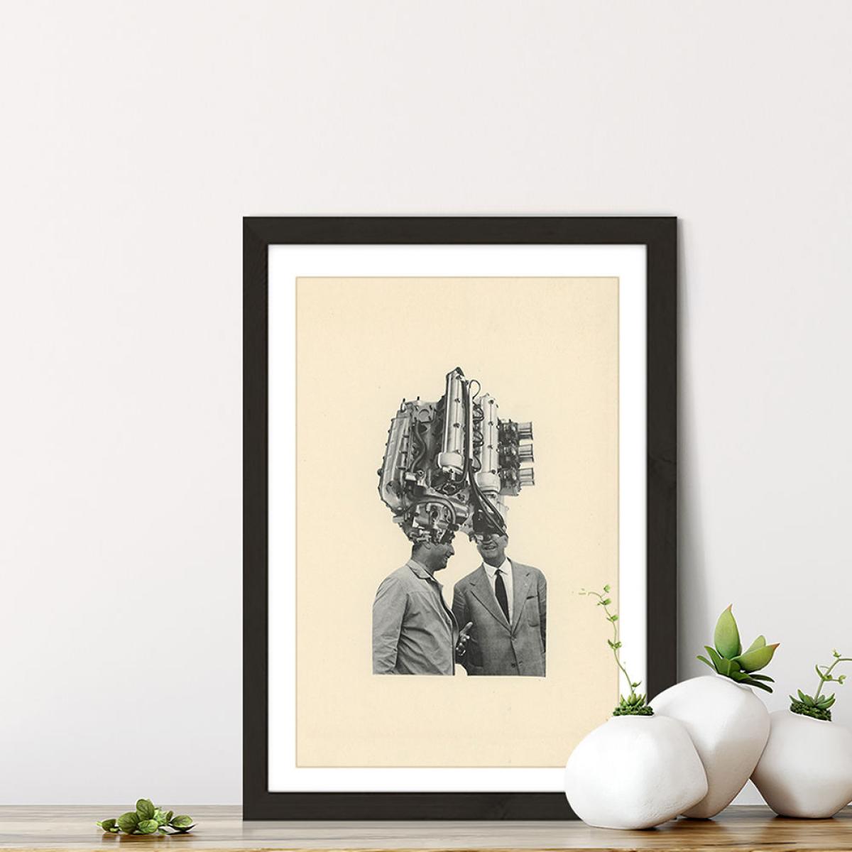 Motorheads Art Print Black Frame – image 7