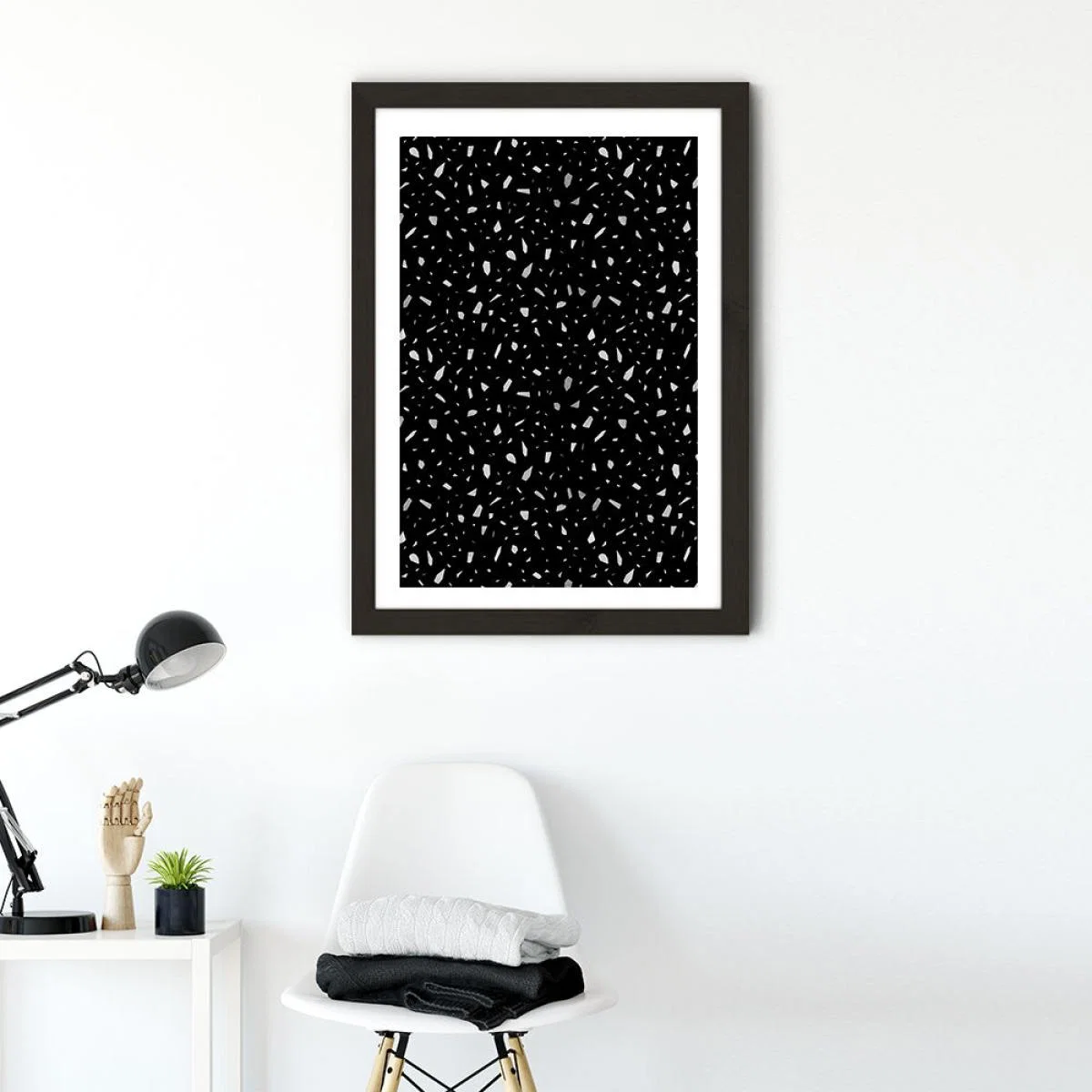 Dark Chunky Art Print Black Frame – image 6