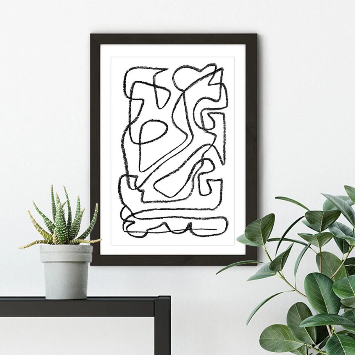 Story Art Print Black Frame – image 5