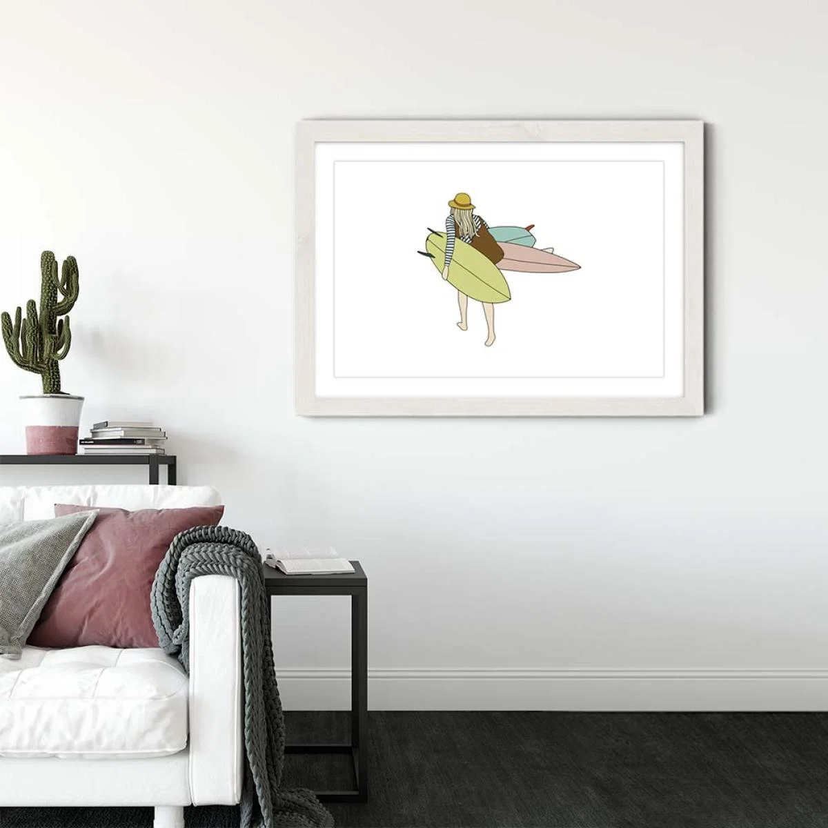 Quivergirl Art Print White Frame – image 4