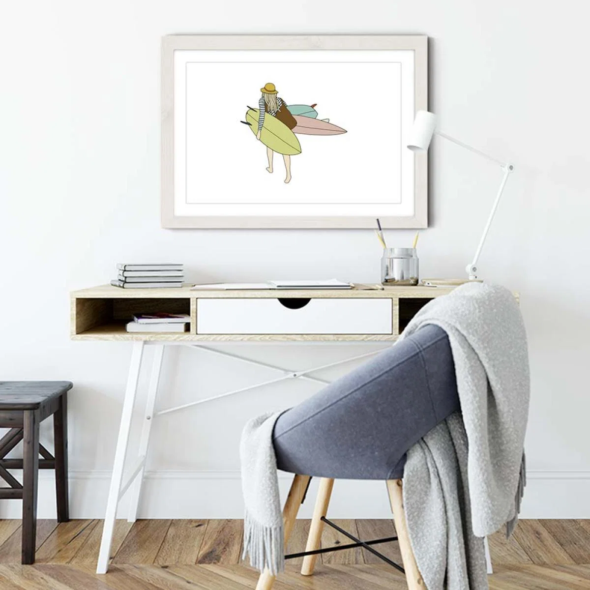 Quivergirl Art Print White Frame – image 5