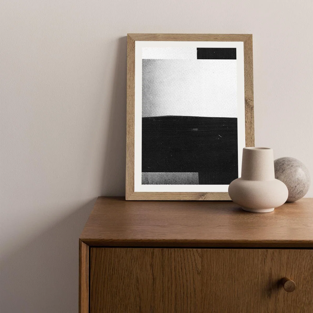 Research N°003 Art Print Oak Frame – image 2