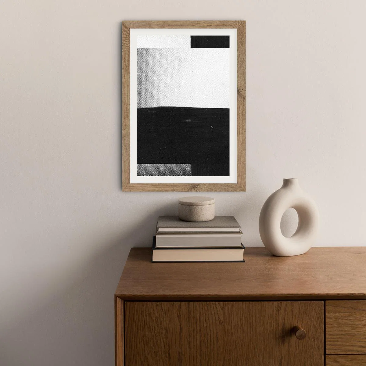 Research N°003 Art Print Oak Frame – image 4
