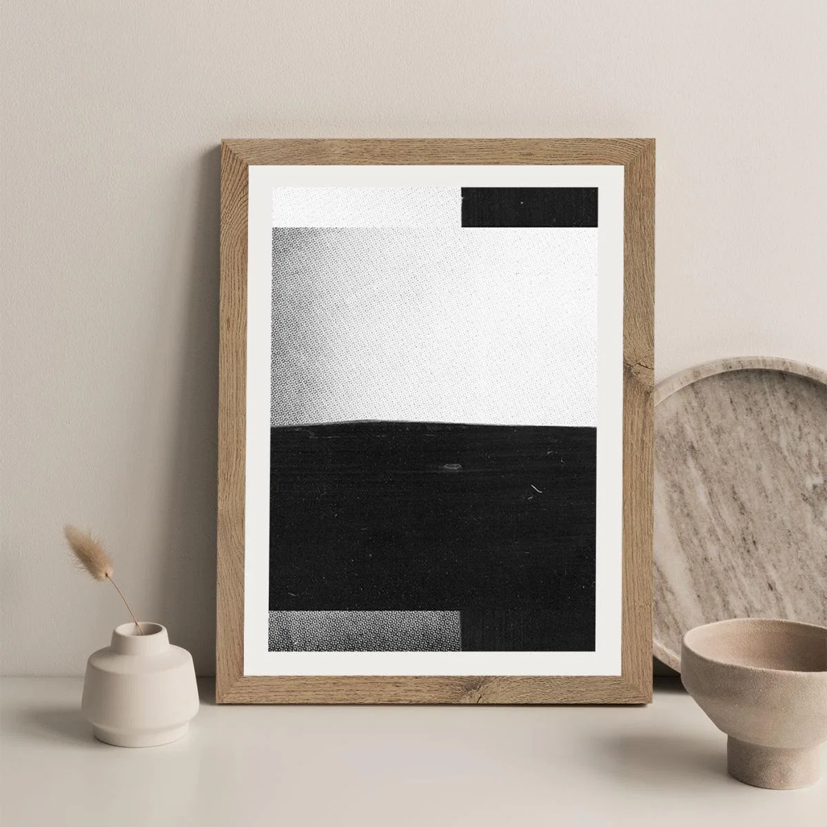 Research N°003 Art Print Oak Frame – image 6