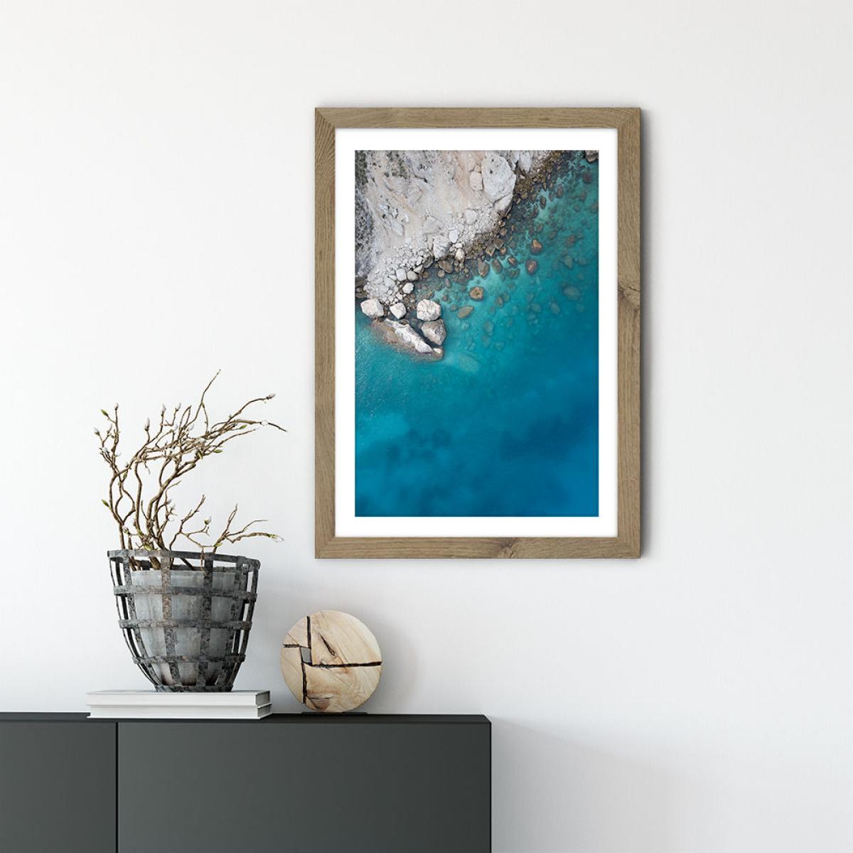 Ready to Jump in Art Print Oak Frame – image 2