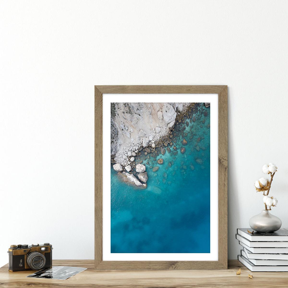 Ready to Jump in Art Print Oak Frame – image 5