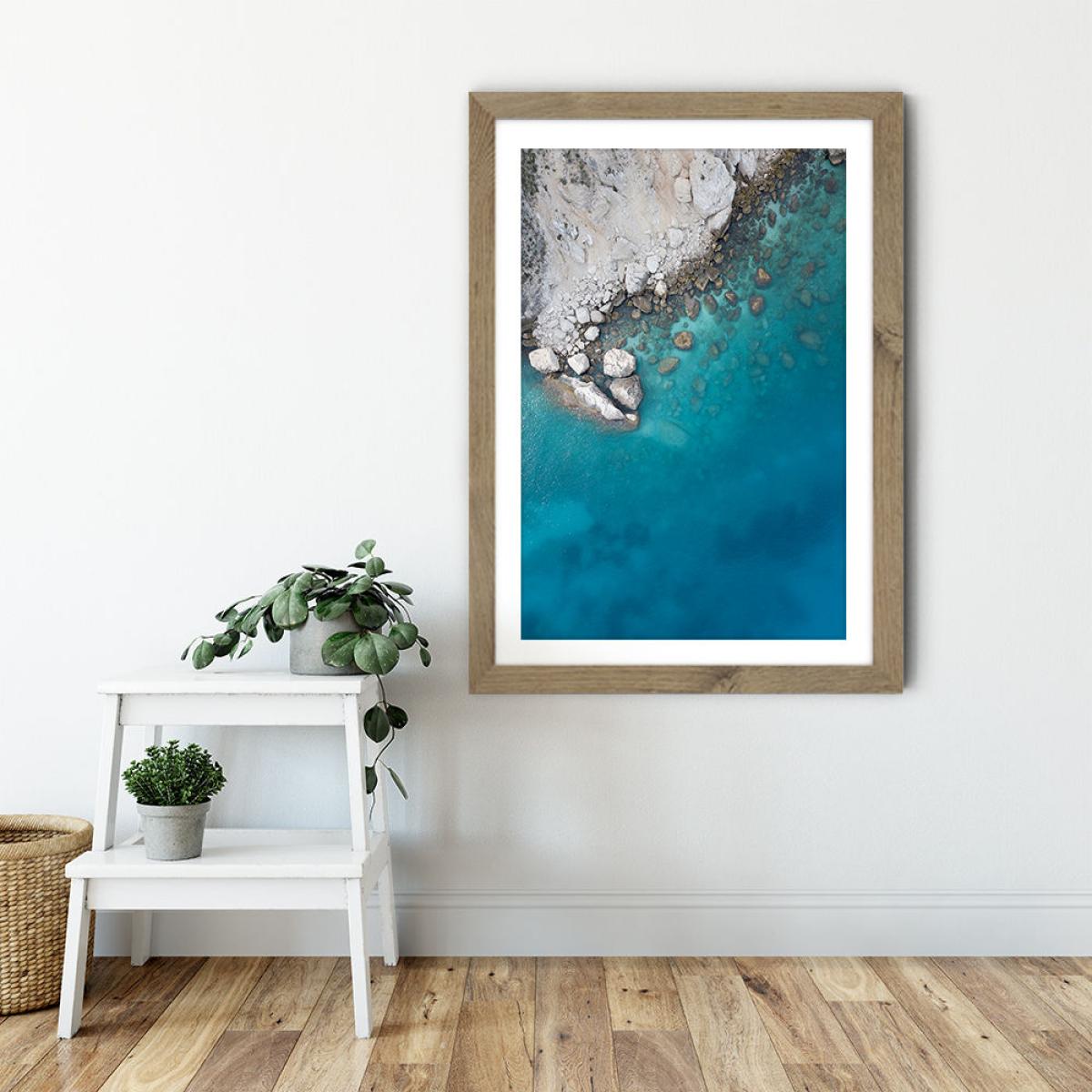 Ready to Jump in Art Print Oak Frame – image 6
