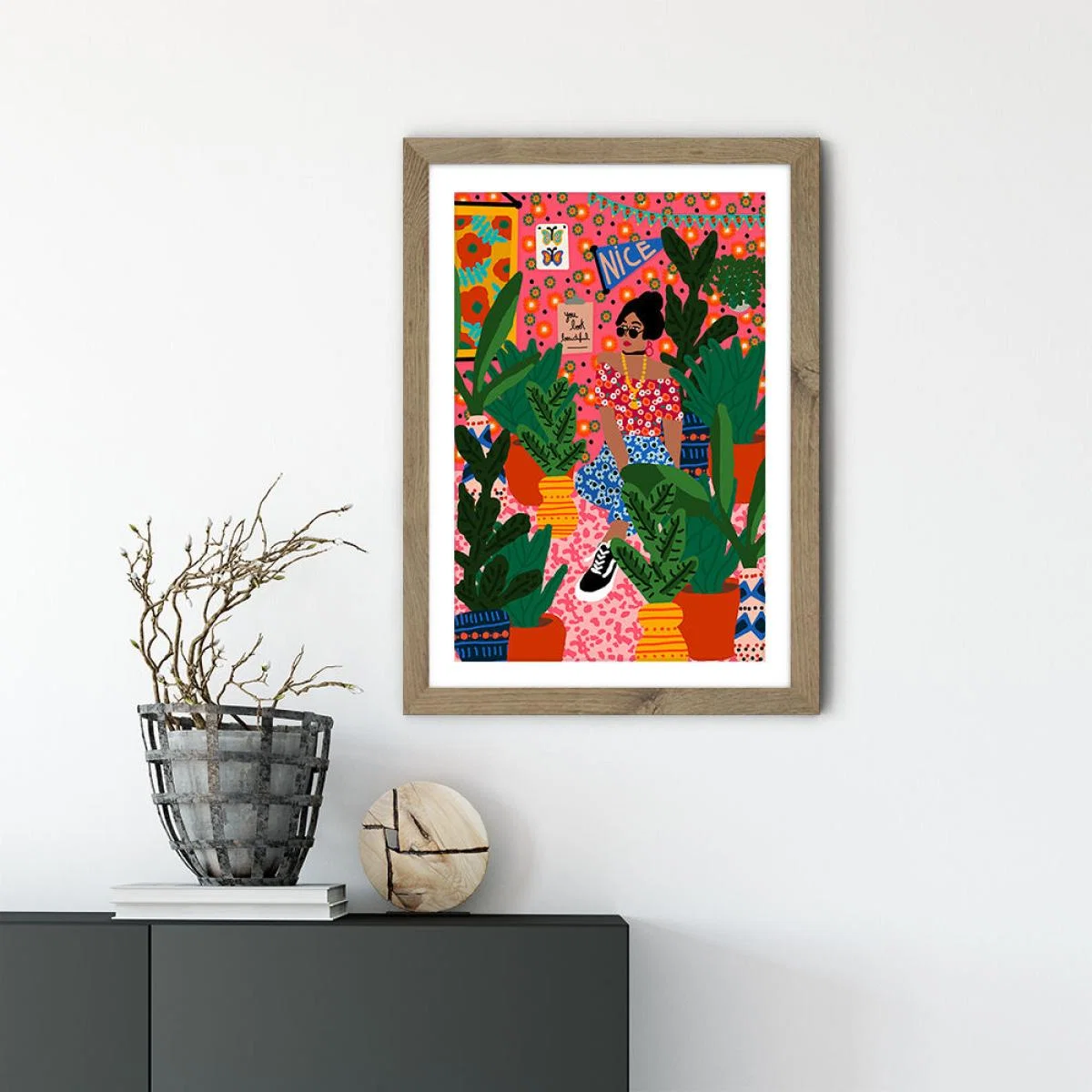 That's My Room Art Print Oak Frame – image 2