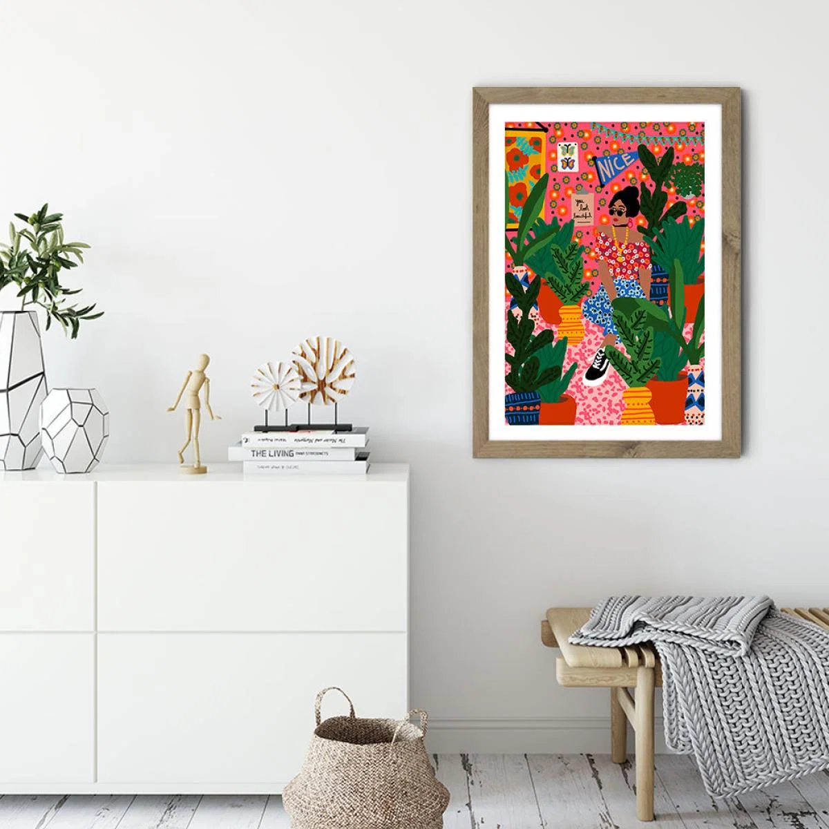 That's My Room Art Print Oak Frame – image 3