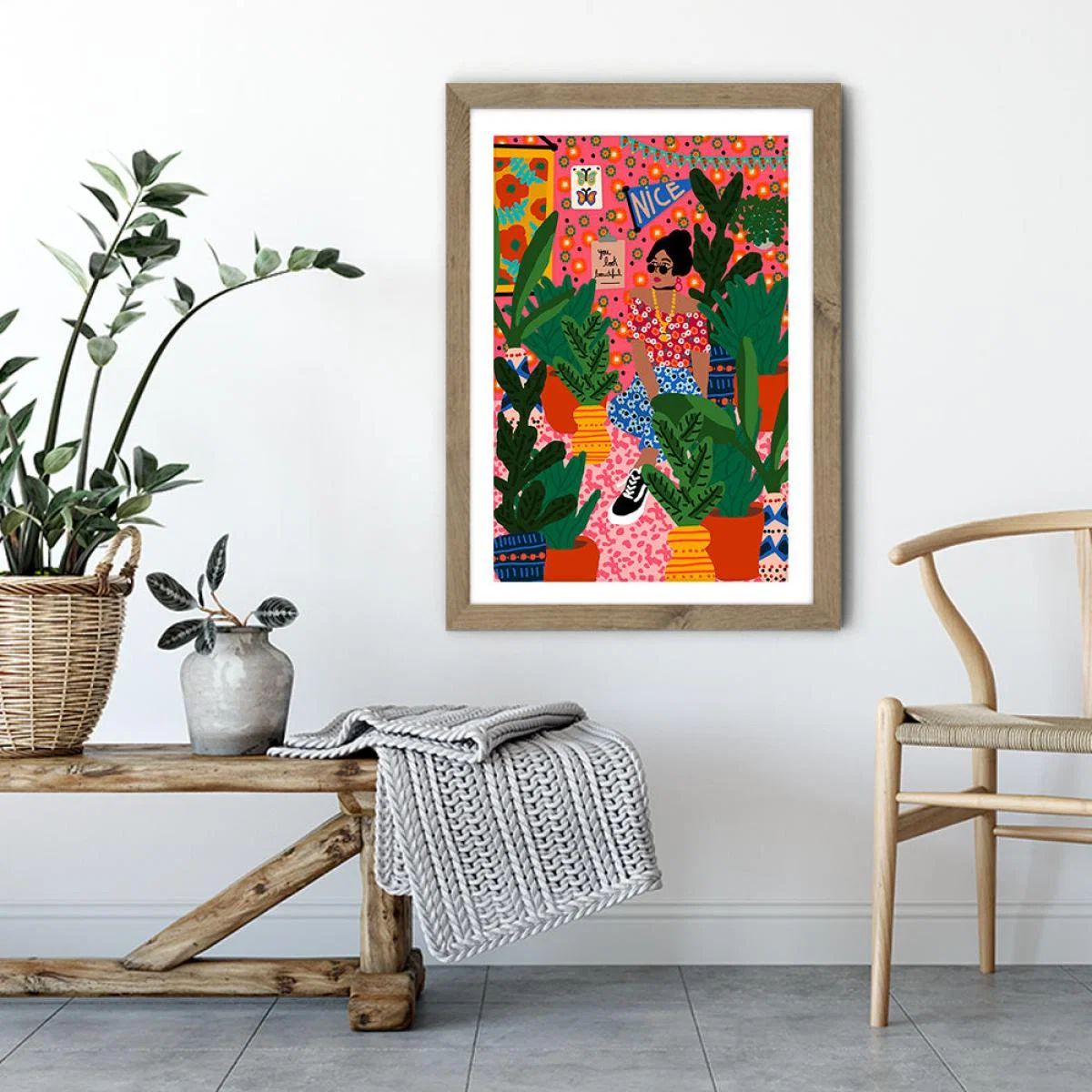 That's My Room Art Print Oak Frame – image 4