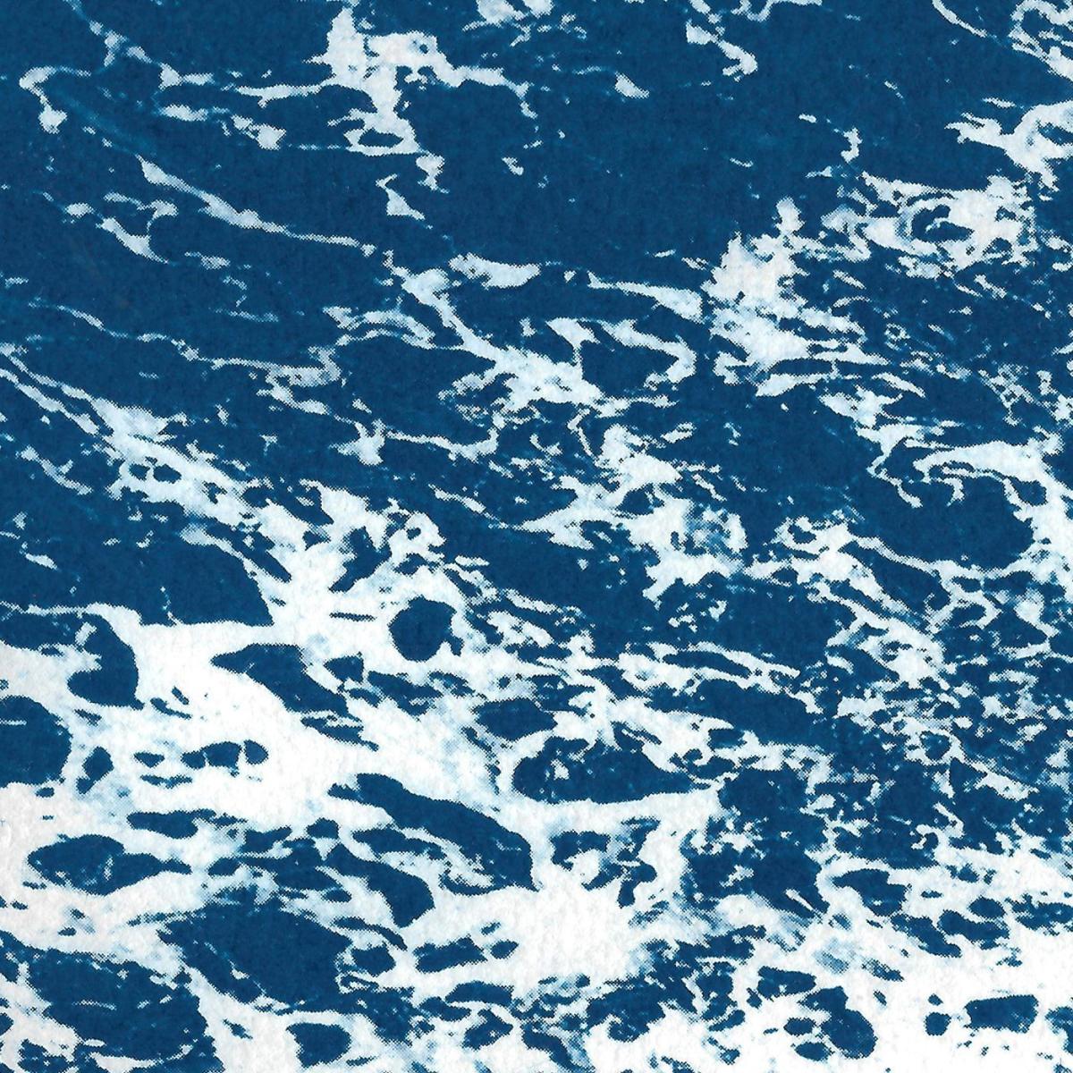 Deep Blue Sandy Shore Handmade Cyanotype Art Print – image 3
