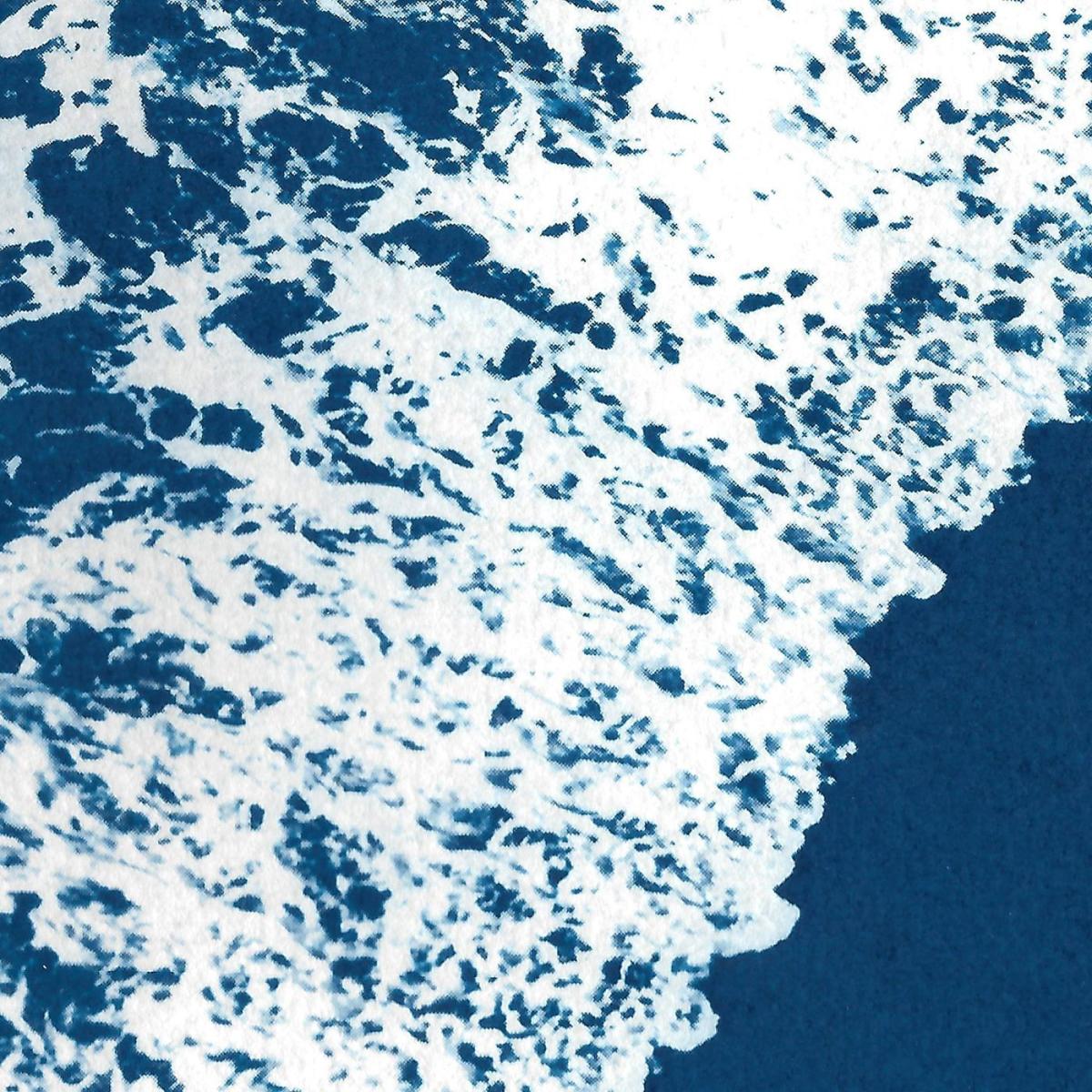 Deep Blue Sandy Shore Handmade Cyanotype Art Print – image 5