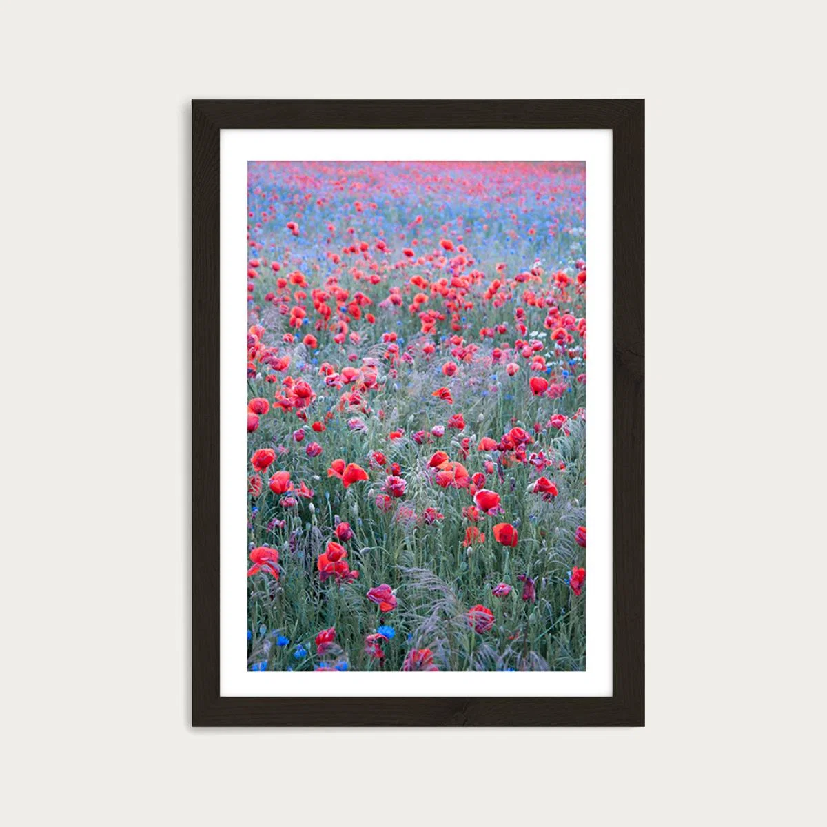 Poppy seed Heaven Art Print Black Frame – image 1