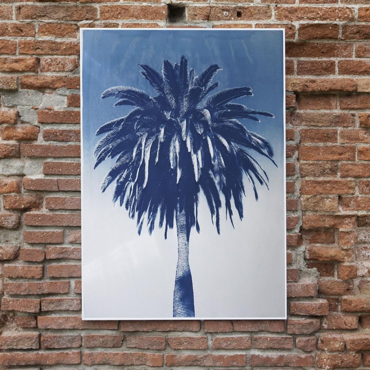 Marrakesh Majorelle Palm Limited Edition Handmade Cyanotype Art Print – image 7