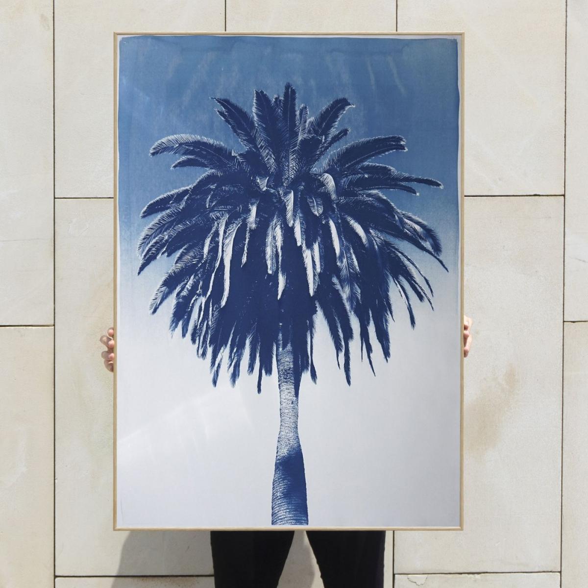 Marrakesh Majorelle Palm Limited Edition Handmade Cyanotype Art Print – image 8