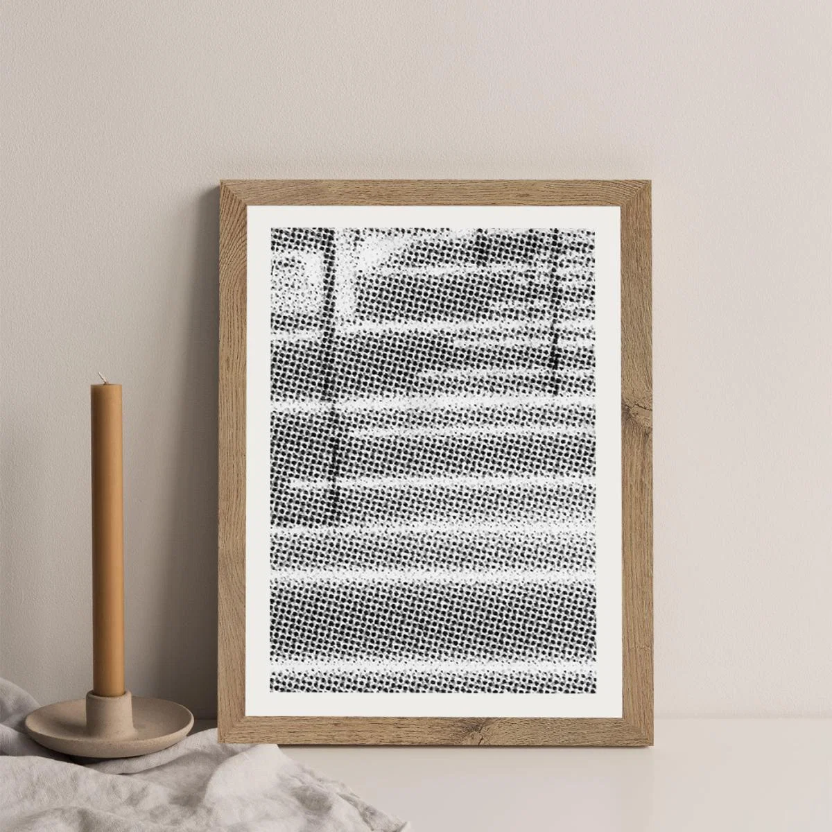 Research N°010 Art Print Oak Frame – image 7