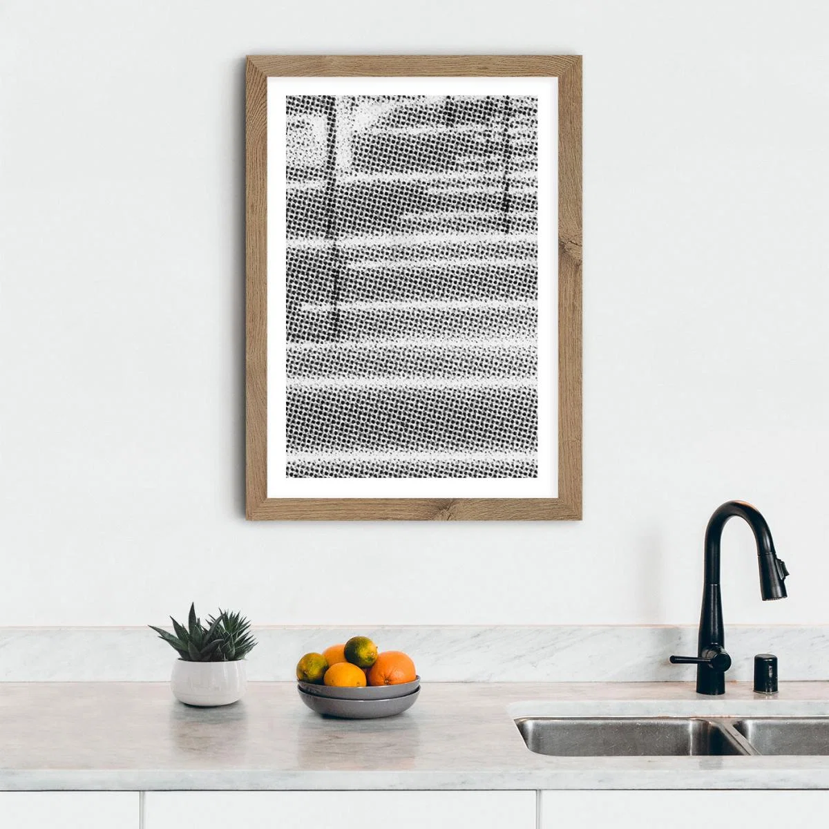 Research N°010 Art Print Oak Frame – image 8