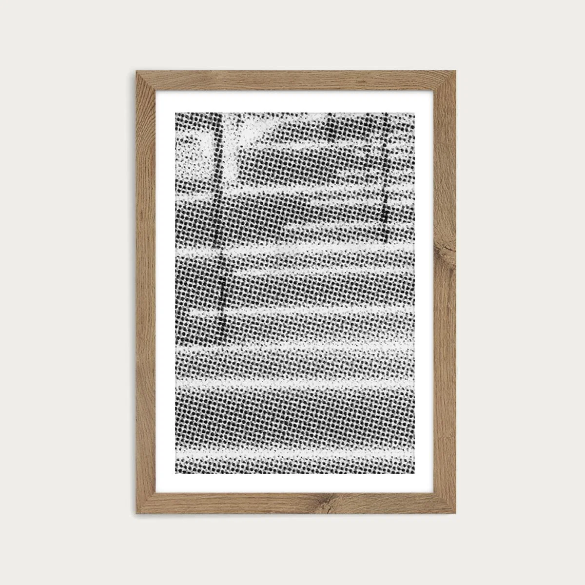 Research N°010 Art Print Oak Frame – image 1