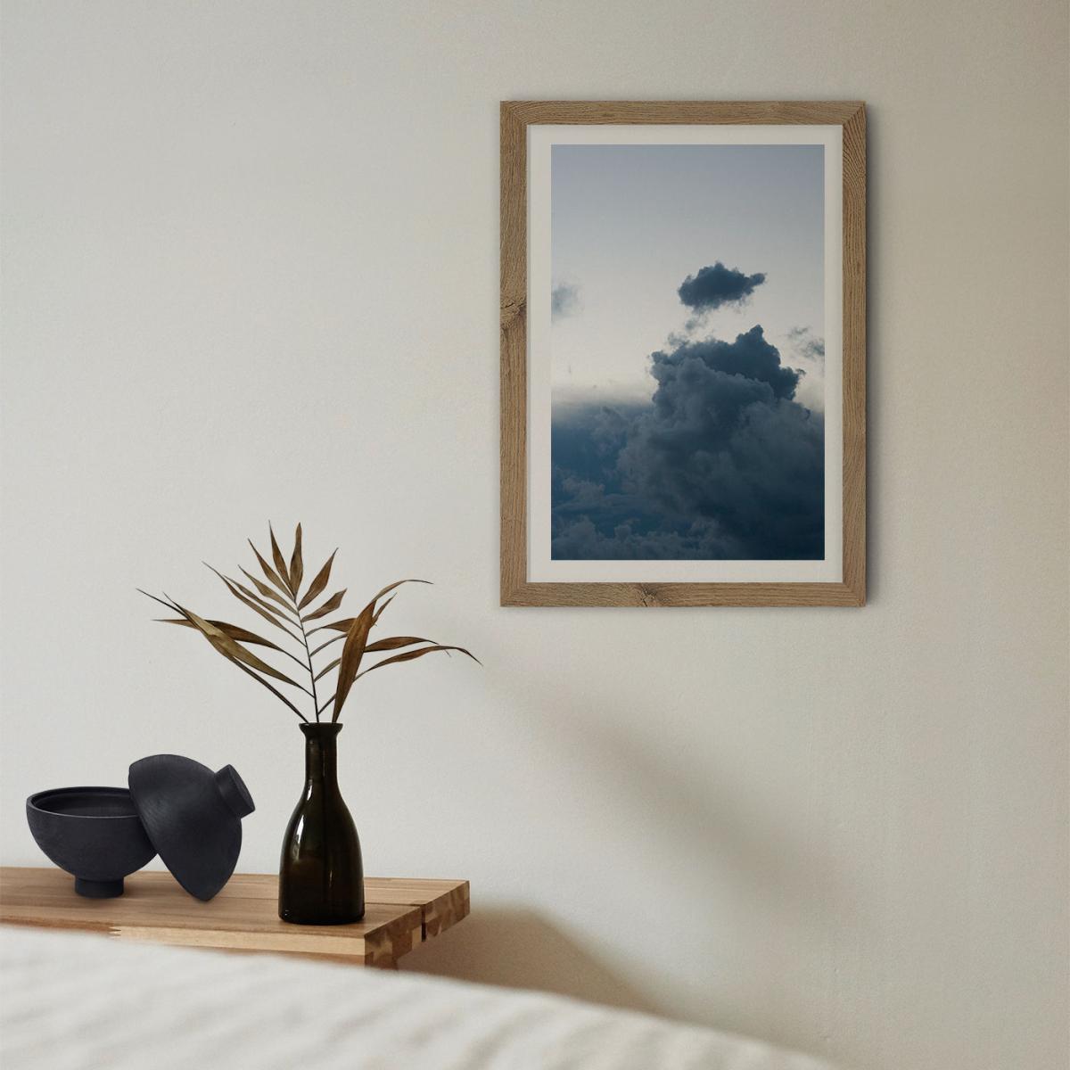 Above The Clouds 2 Art Print Oak Frame – image 10