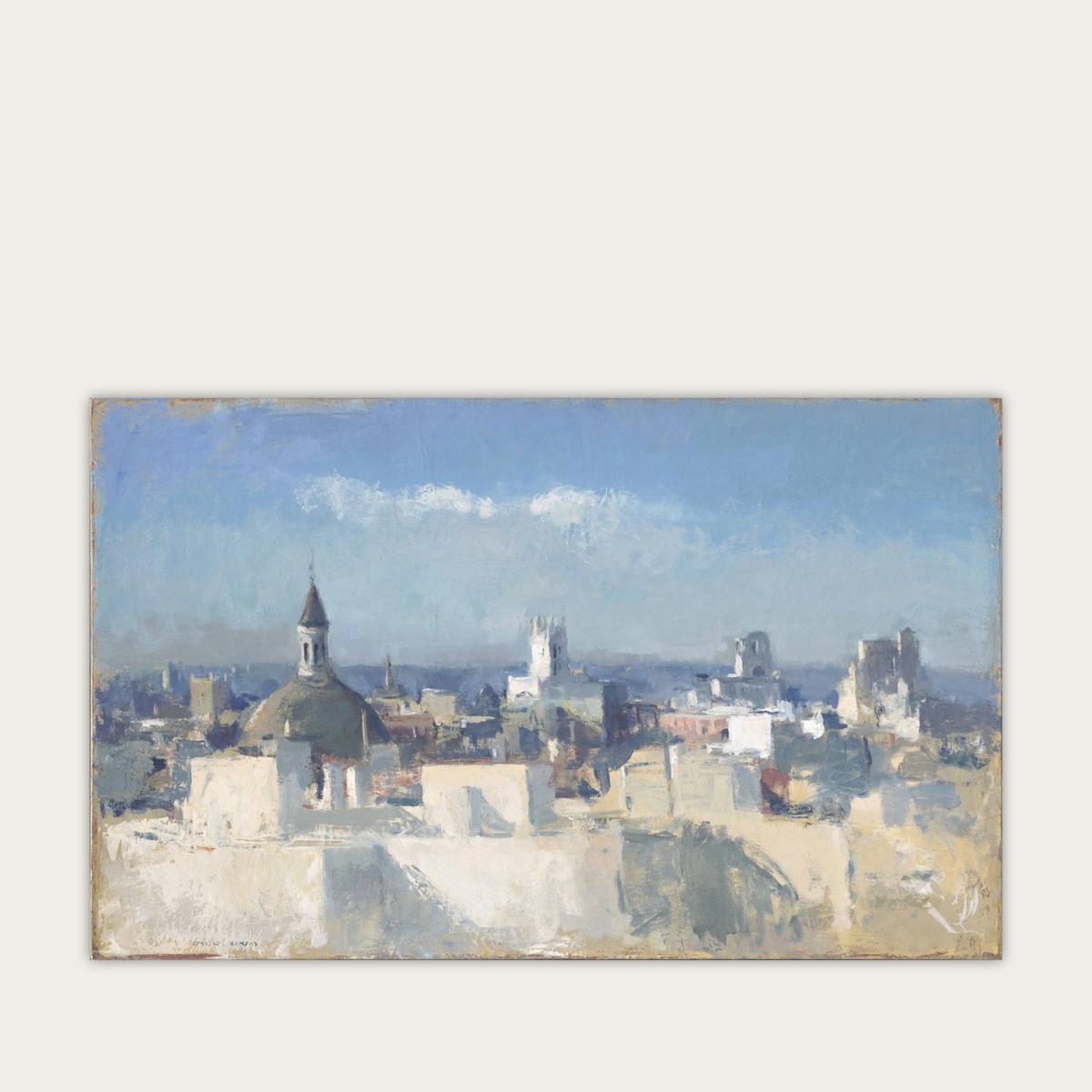 Rooftops Of Madrid Art Print