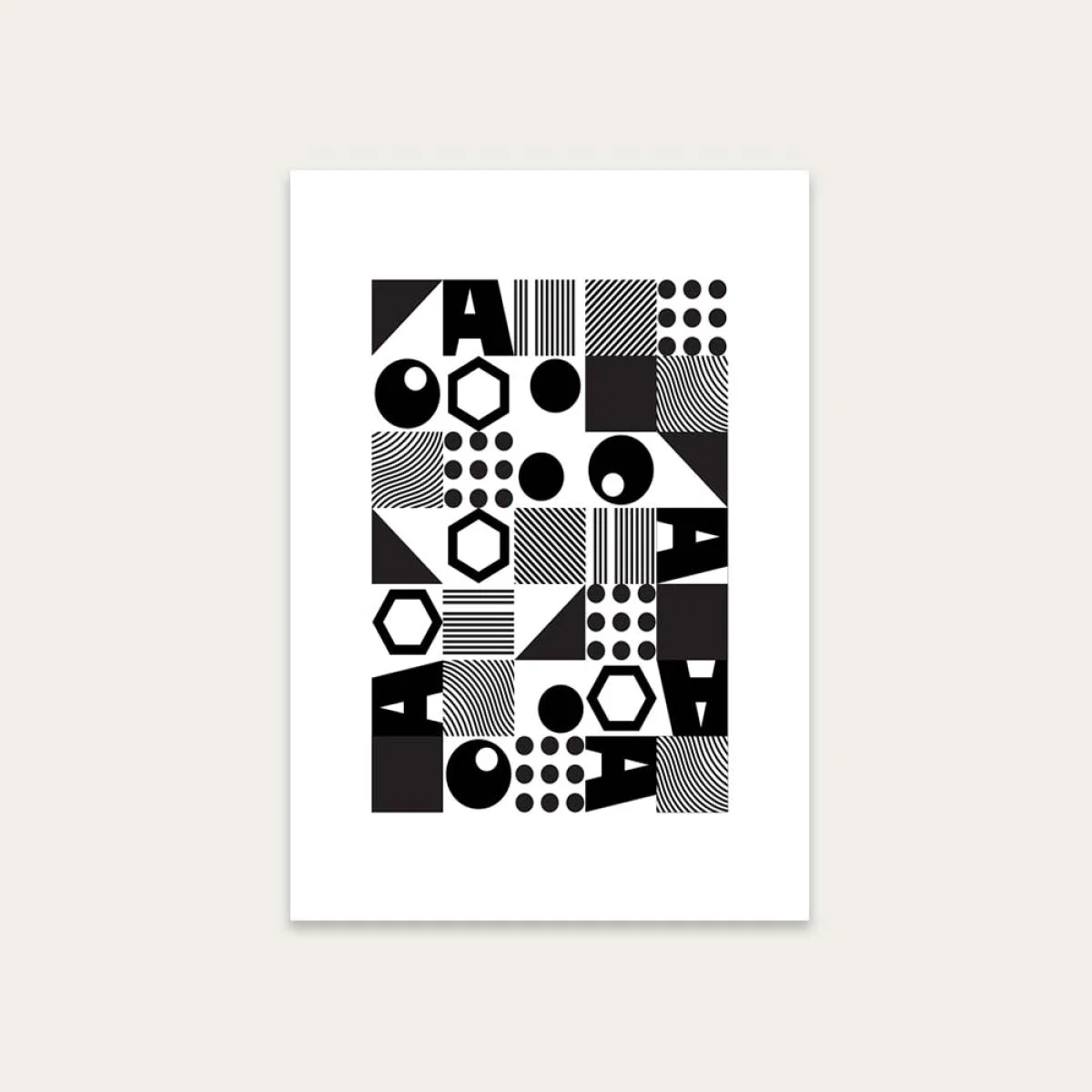 Unframed Geometric II Art Print – image 1