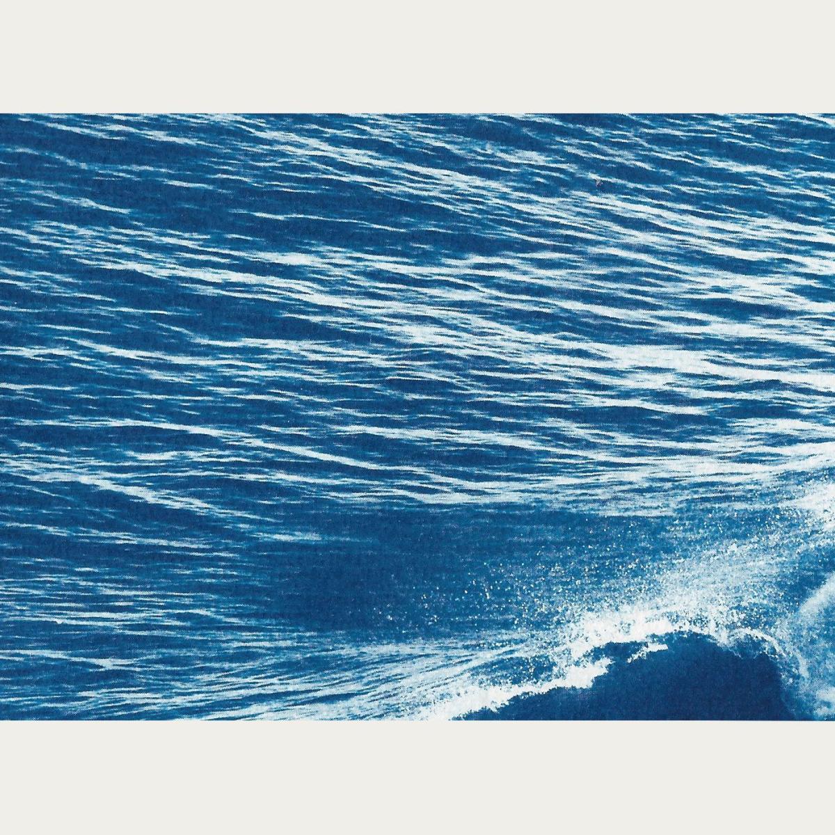 Long Wave in Venice Beach Handmade Cyanotype Art Print – image 5