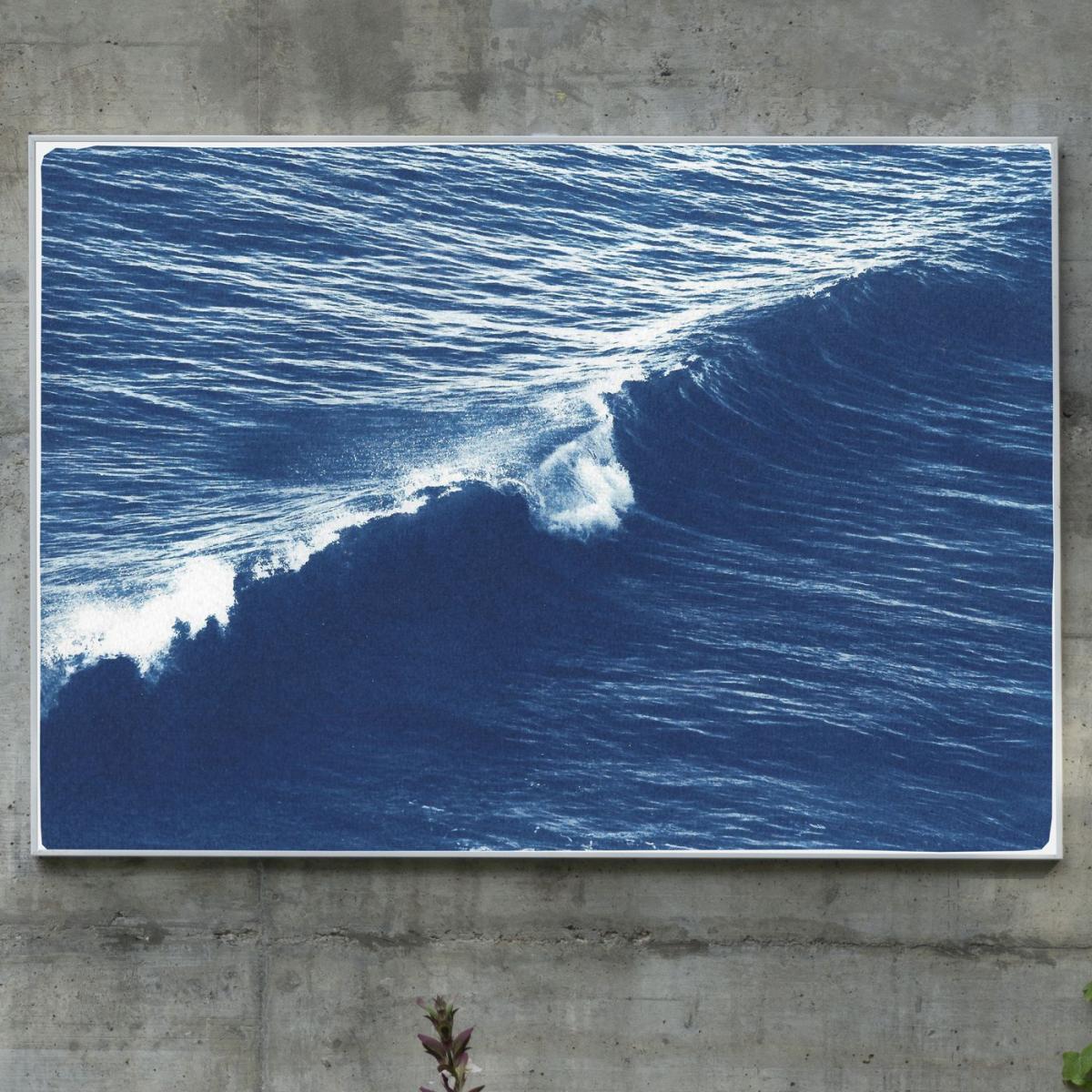 Long Wave in Venice Beach Handmade Cyanotype Art Print – image 8