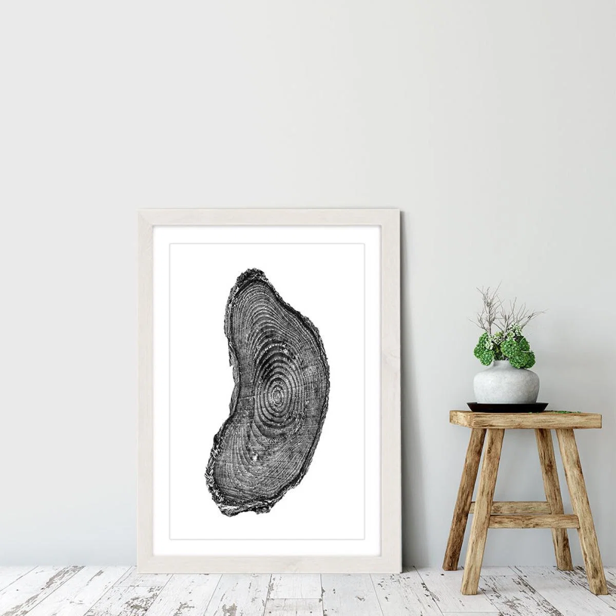 Pine Set II Art Print White Frame – image 6